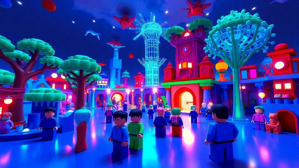 The Roblox Turned Blue for Real